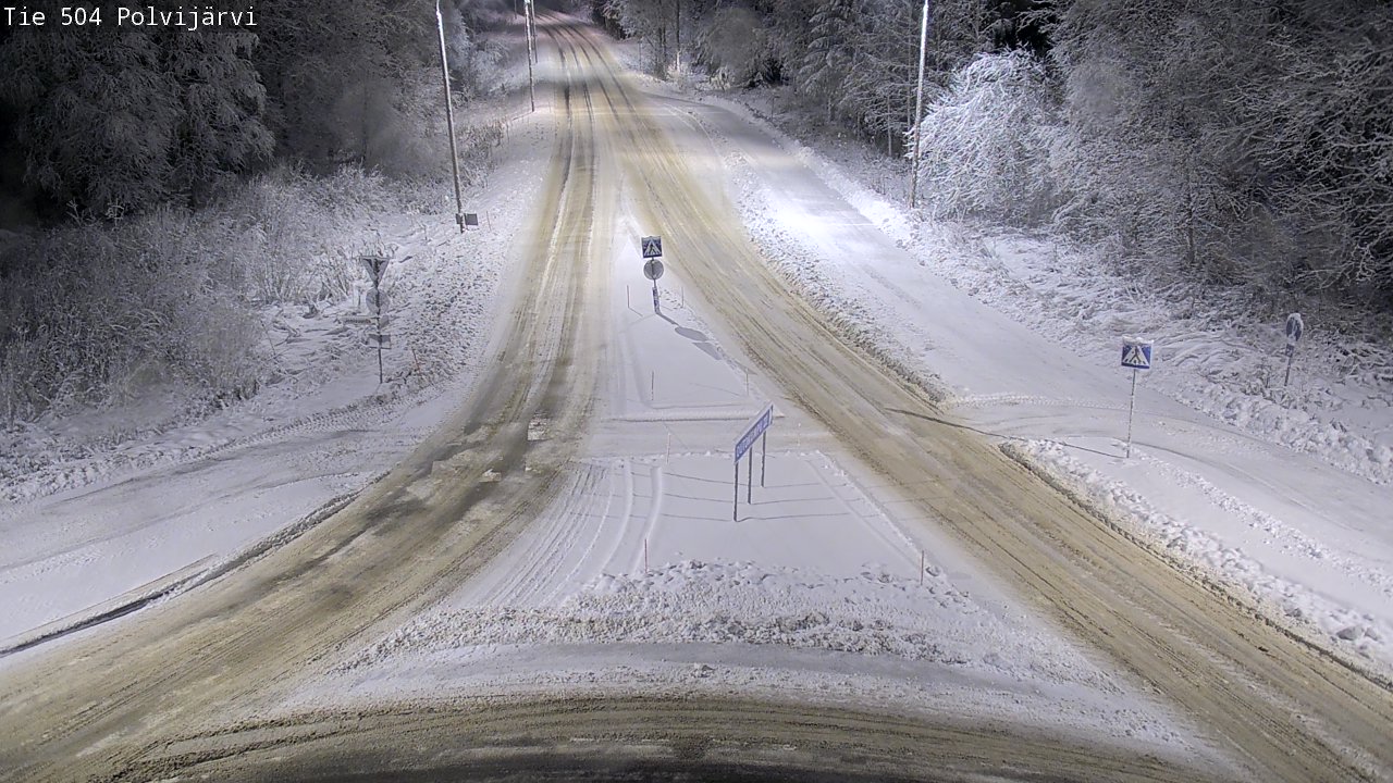 Kelikamerat Kuva Tie 504 Polvijärvi, Polvijärvi, Pohjois-Karjala