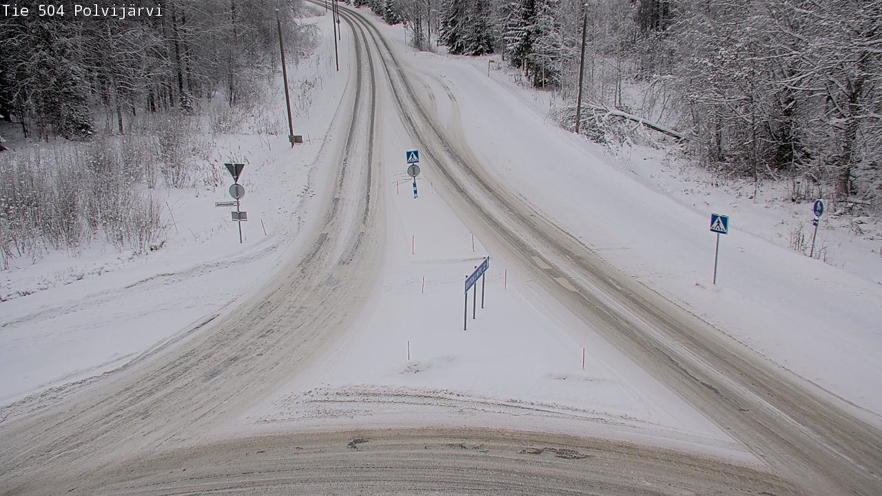 Kelikamerat Kuva Tie 504 Polvijärvi, Polvijärvi, Pohjois-Karjala