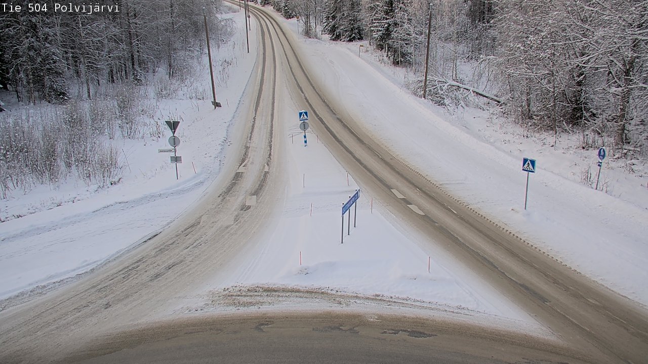 Kelikamerat Kuva Tie 504 Polvijärvi, Polvijärvi, Pohjois-Karjala