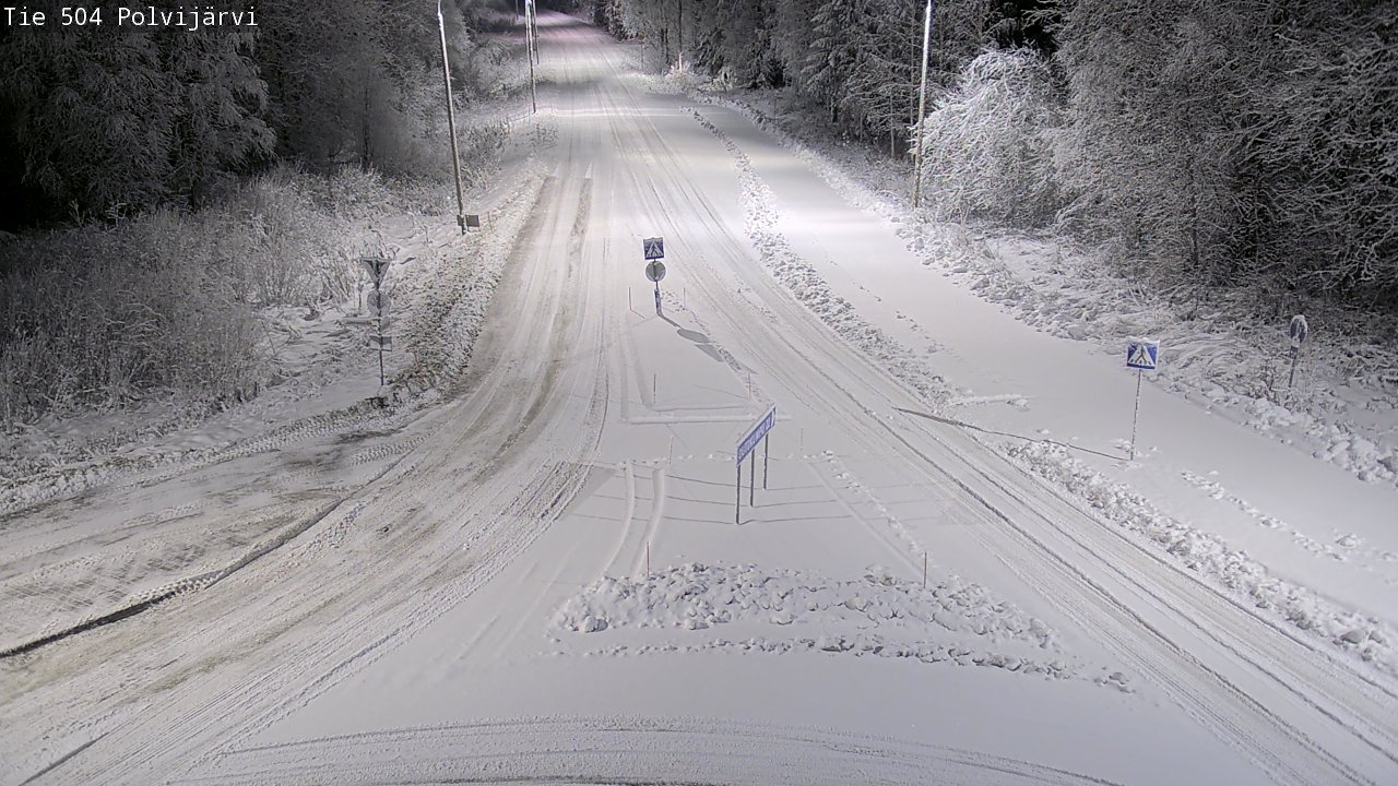 Kelikamerat Kuva Tie 504 Polvijärvi, Polvijärvi, Pohjois-Karjala