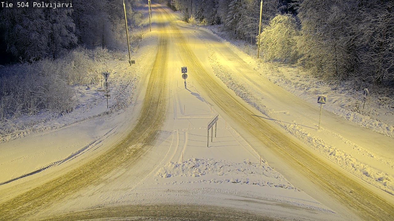 Kelikamerat Kuva Tie 504 Polvijärvi, Polvijärvi, Pohjois-Karjala