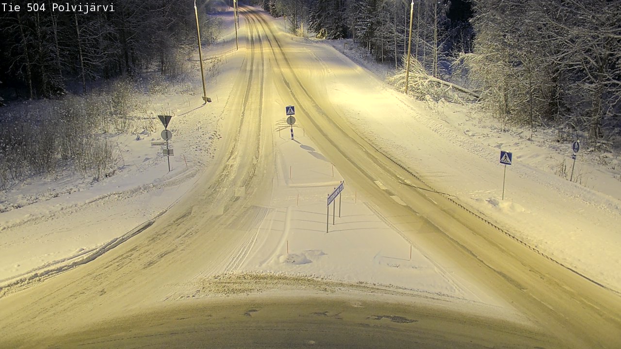 Kelikamerat Kuva Tie 504 Polvijärvi, Polvijärvi, Pohjois-Karjala