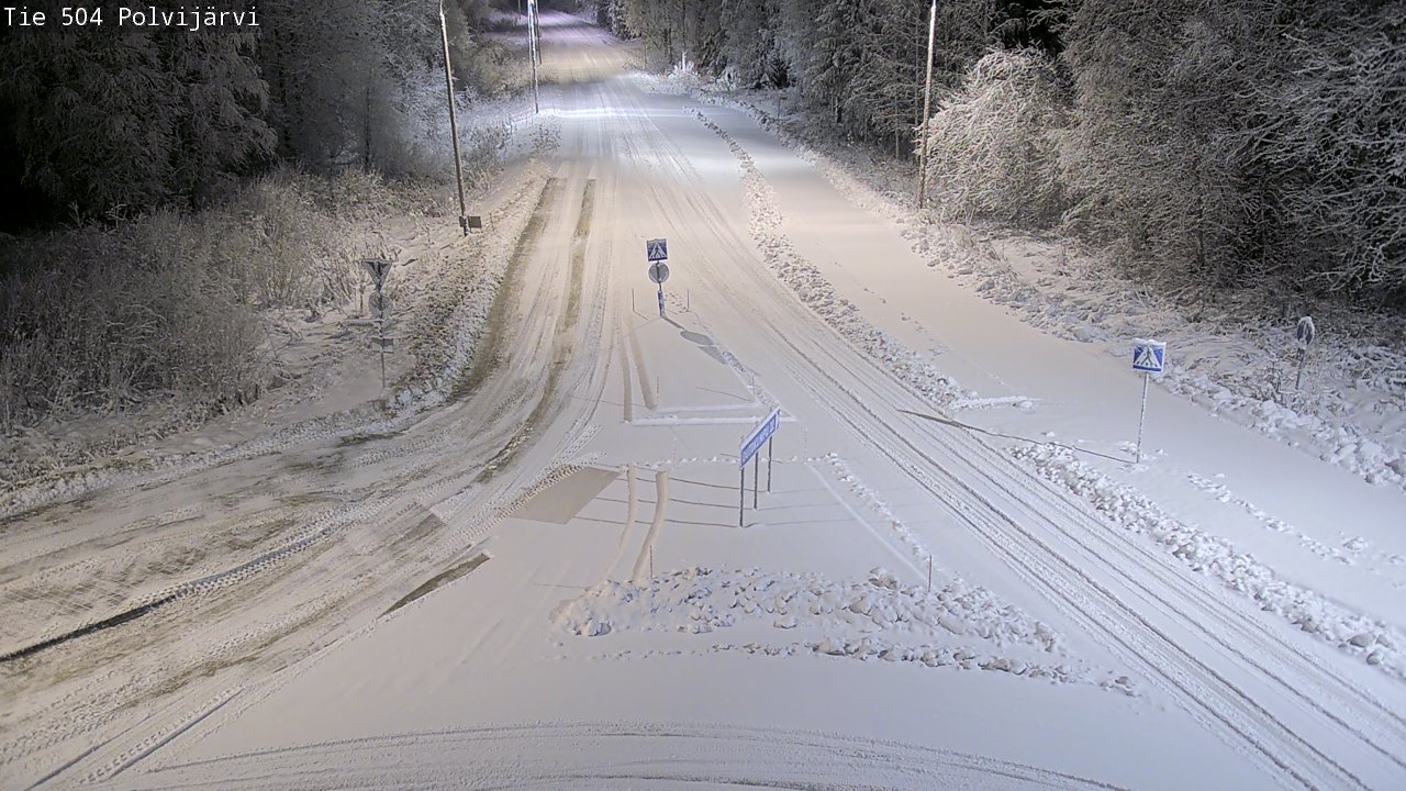 Kelikamerat Kuva Tie 504 Polvijärvi, Polvijärvi, Pohjois-Karjala