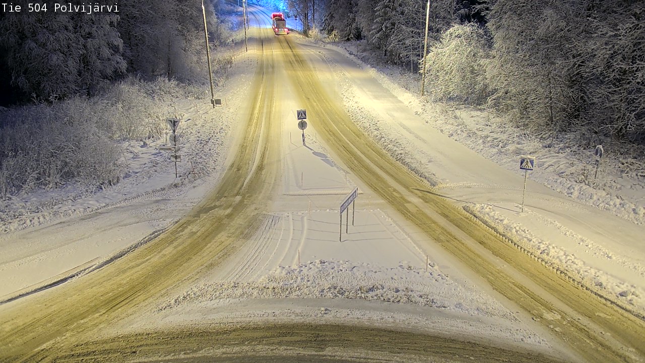 Kelikamerat Kuva Tie 504 Polvijärvi, Polvijärvi, Pohjois-Karjala