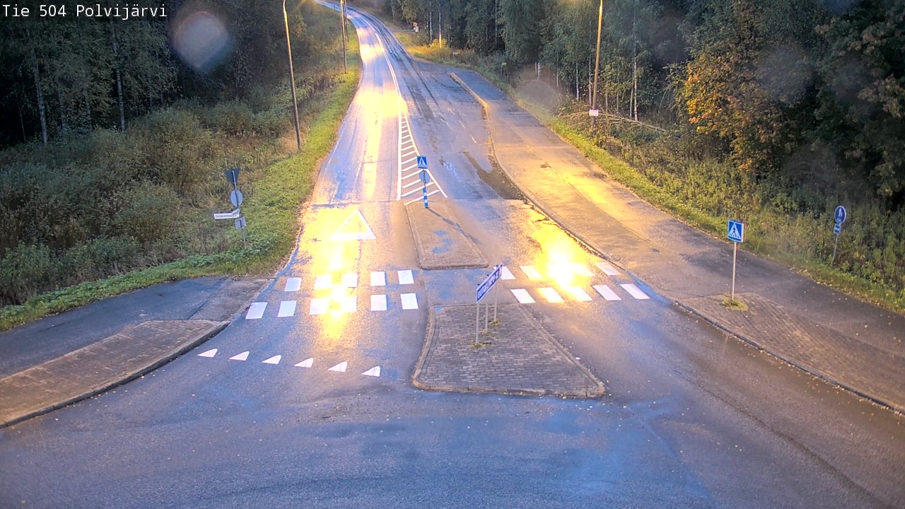 Weather Camera Image Road 504 Polvijärvi, Polvijärvi, Pohjois-Karjala
