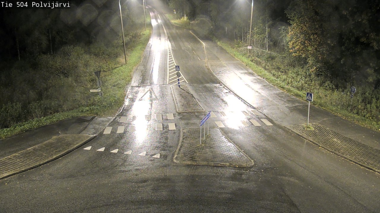 Weather Camera Image Road 504 Polvijärvi, Polvijärvi, Pohjois-Karjala