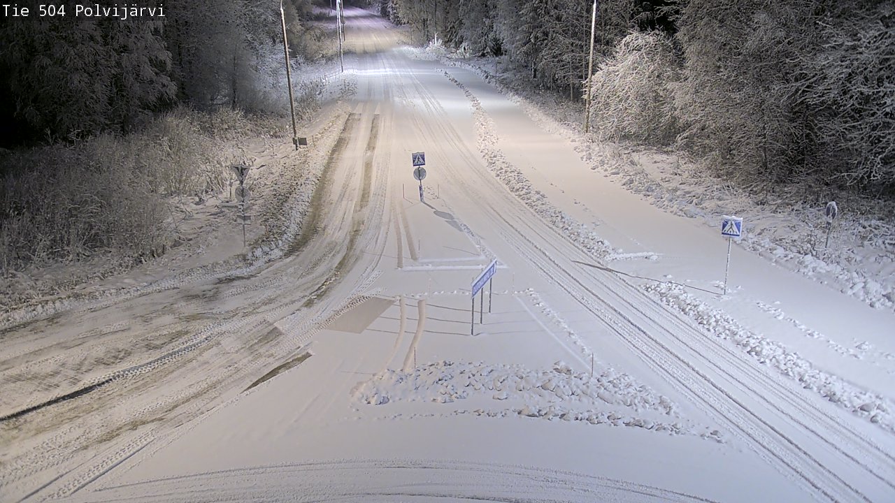 Kelikamerat Kuva Tie 504 Polvijärvi, Polvijärvi, Pohjois-Karjala