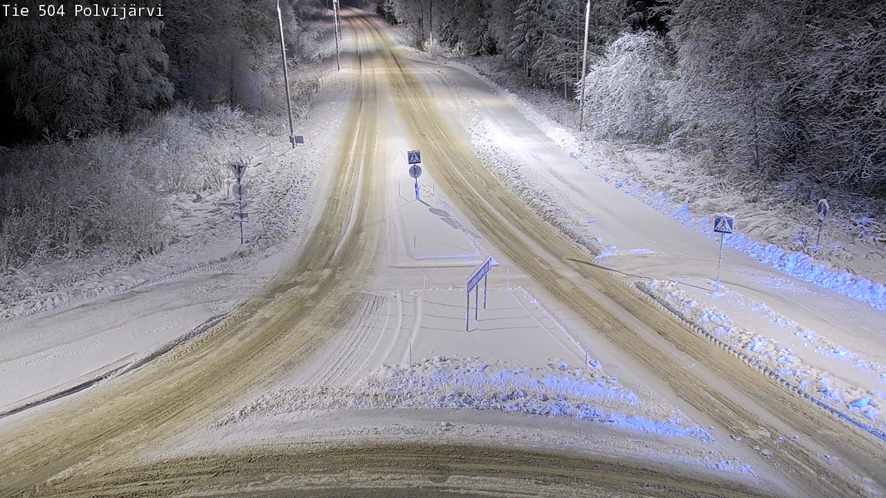 Kelikamerat Kuva Tie 504 Polvijärvi, Polvijärvi, Pohjois-Karjala