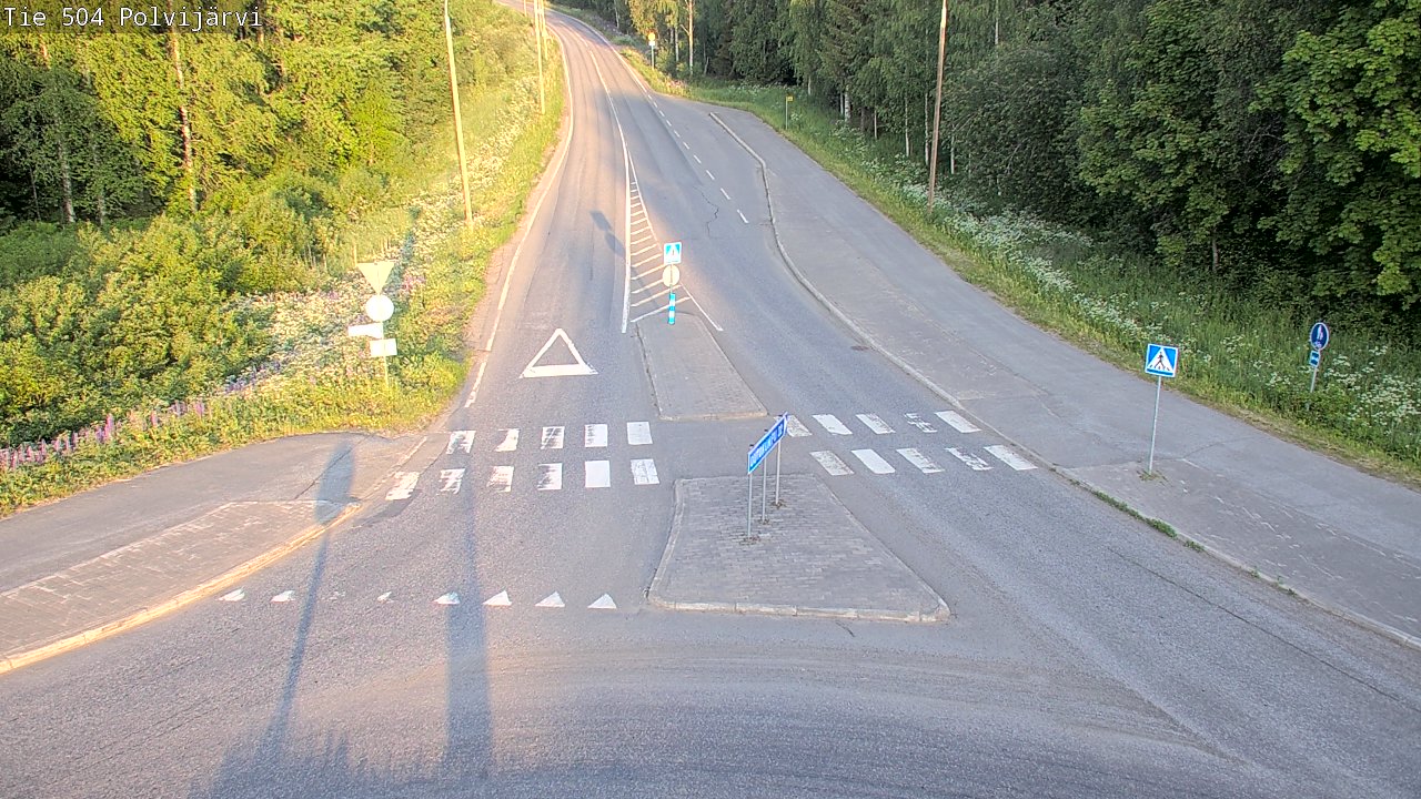 Weather Camera Image Road 504 Polvijärvi, Polvijärvi, Pohjois-Karjala