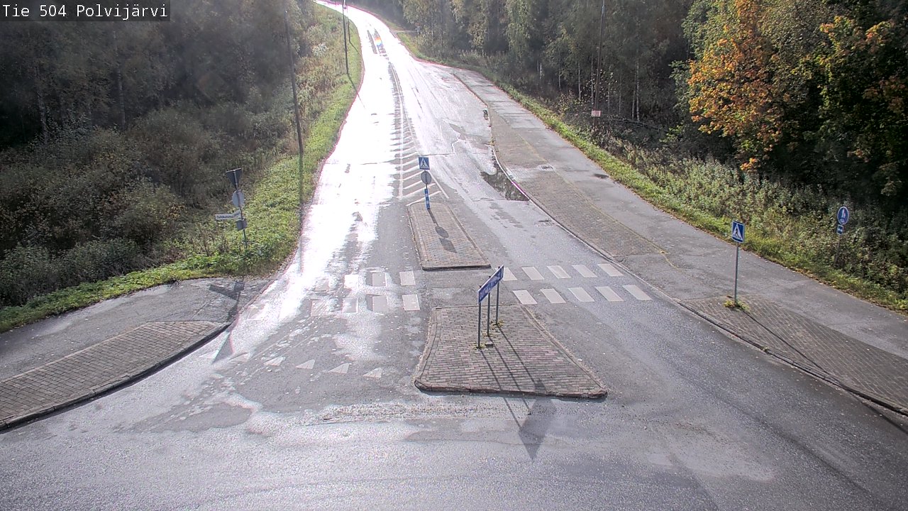 Weather Camera Image Road 504 Polvijärvi, Polvijärvi, Pohjois-Karjala