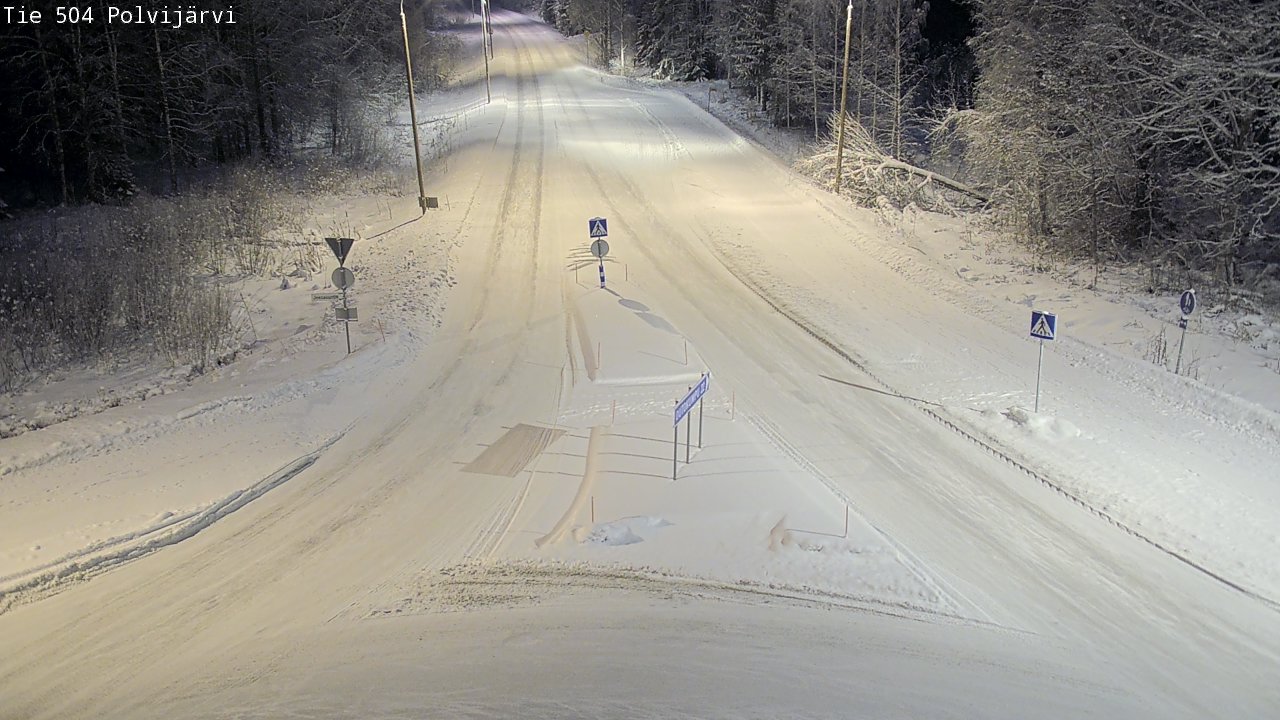 Kelikamerat Kuva Tie 504 Polvijärvi, Polvijärvi, Pohjois-Karjala