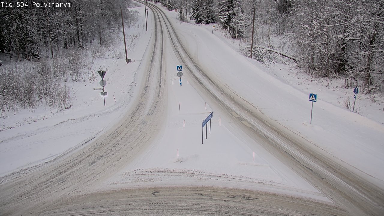 Kelikamerat Kuva Tie 504 Polvijärvi, Polvijärvi, Pohjois-Karjala