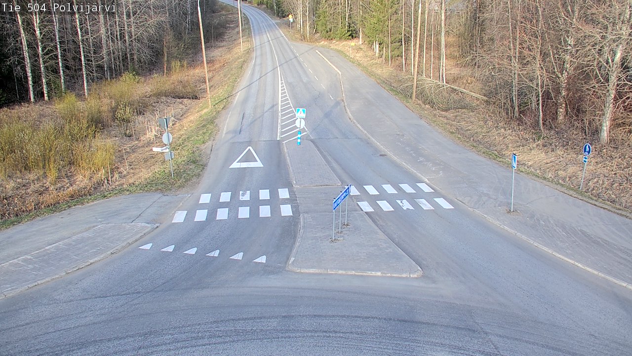Weather Camera Image Road 504 Polvijärvi, Polvijärvi, Pohjois-Karjala