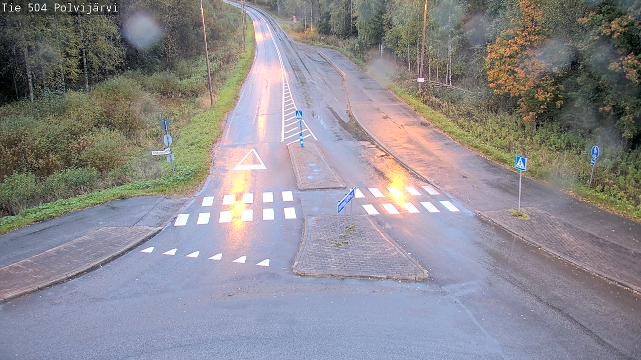 Weather Camera Image Road 504 Polvijärvi, Polvijärvi, Pohjois-Karjala