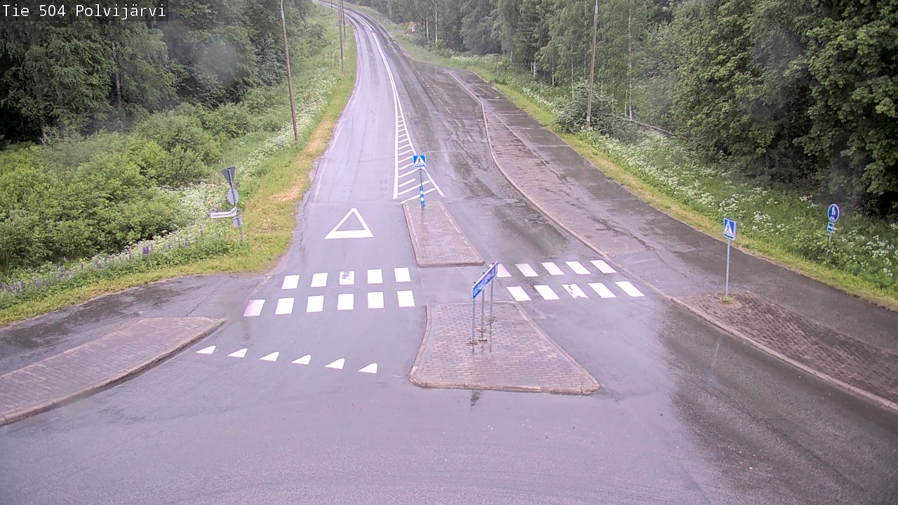 Kelikamerat Kuva Tie 504 Polvijärvi, Polvijärvi, Pohjois-Karjala