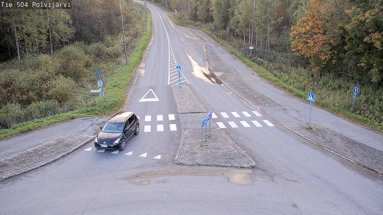 Weather Camera Image Road 504 Polvijärvi, Polvijärvi, Pohjois-Karjala