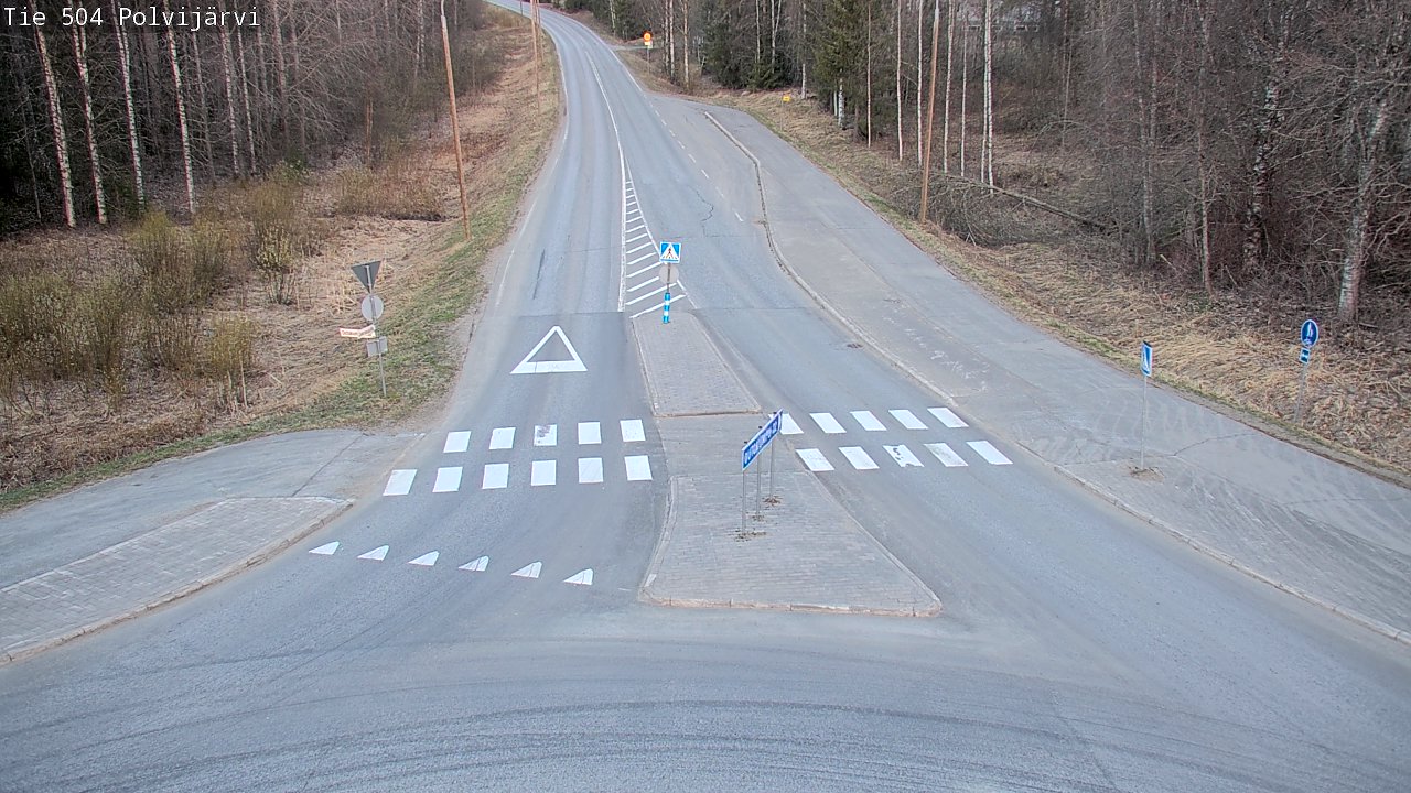 Weather Camera Image Road 504 Polvijärvi, Polvijärvi, Pohjois-Karjala