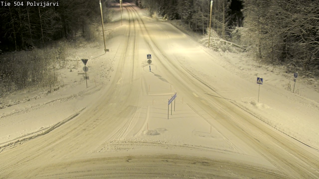 Kelikamerat Kuva Tie 504 Polvijärvi, Polvijärvi, Pohjois-Karjala