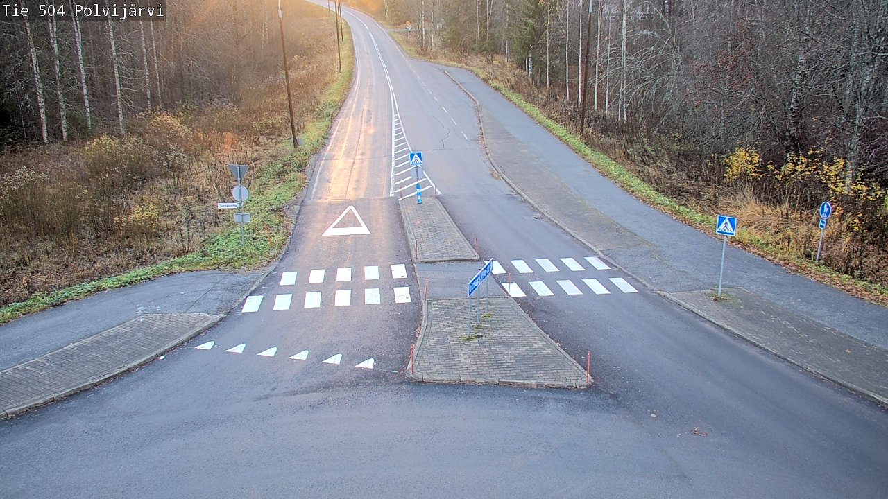 Kelikamerat Kuva Tie 504 Polvijärvi, Polvijärvi, Pohjois-Karjala