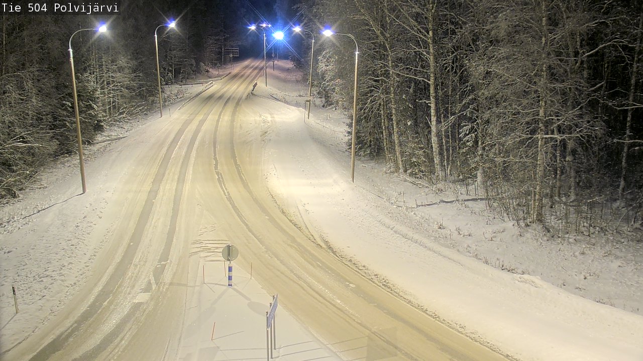 Kelikamerat Kuva Tie 504 Polvijärvi, Polvijärvi, Pohjois-Karjala