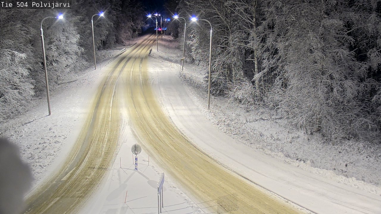 Kelikamerat Kuva Tie 504 Polvijärvi, Polvijärvi, Pohjois-Karjala
