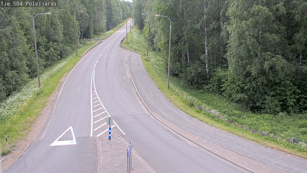 Kelikamerat Kuva Tie 504 Polvijärvi, Polvijärvi, Pohjois-Karjala