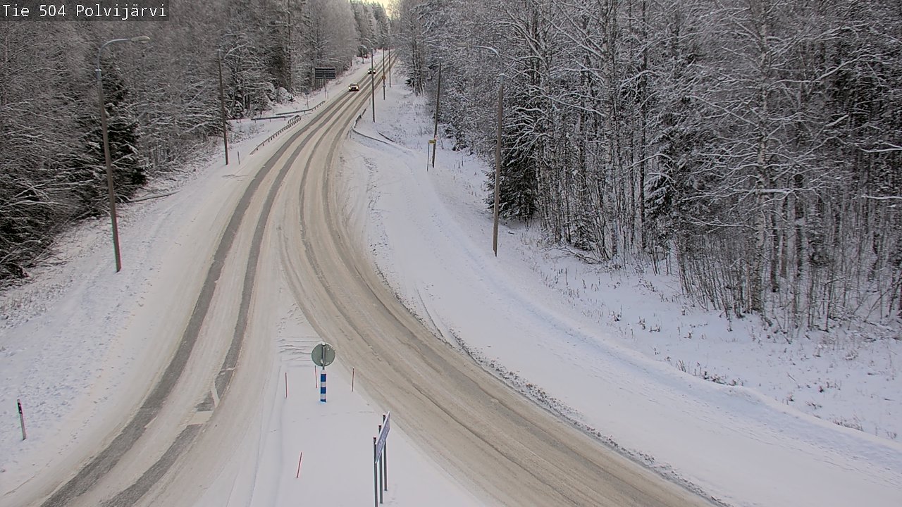Weather Camera Image Road 504 Polvijärvi, Polvijärvi, Pohjois-Karjala