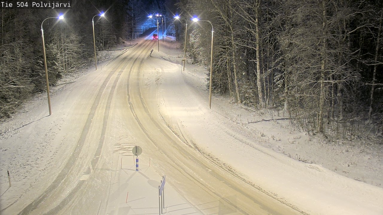 Kelikamerat Kuva Tie 504 Polvijärvi, Polvijärvi, Pohjois-Karjala