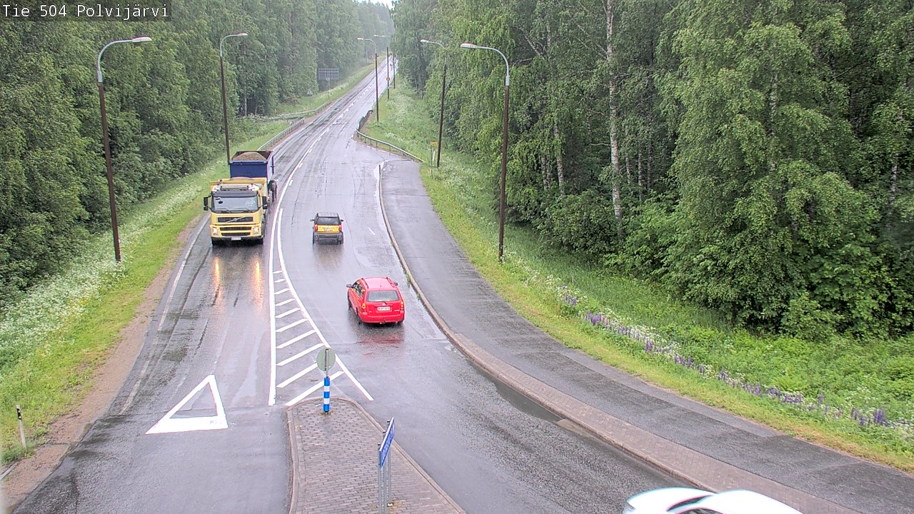 Kelikamerat Kuva Tie 504 Polvijärvi, Polvijärvi, Pohjois-Karjala
