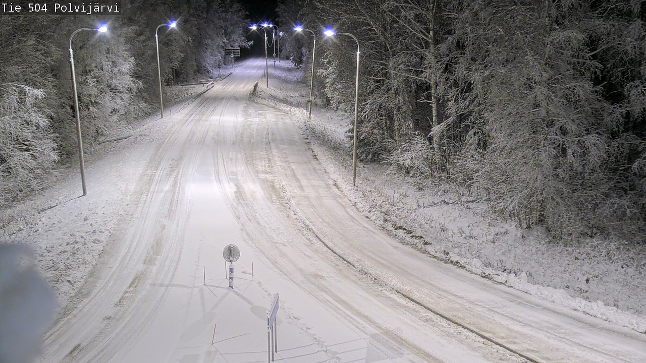 Kelikamerat Kuva Tie 504 Polvijärvi, Polvijärvi, Pohjois-Karjala