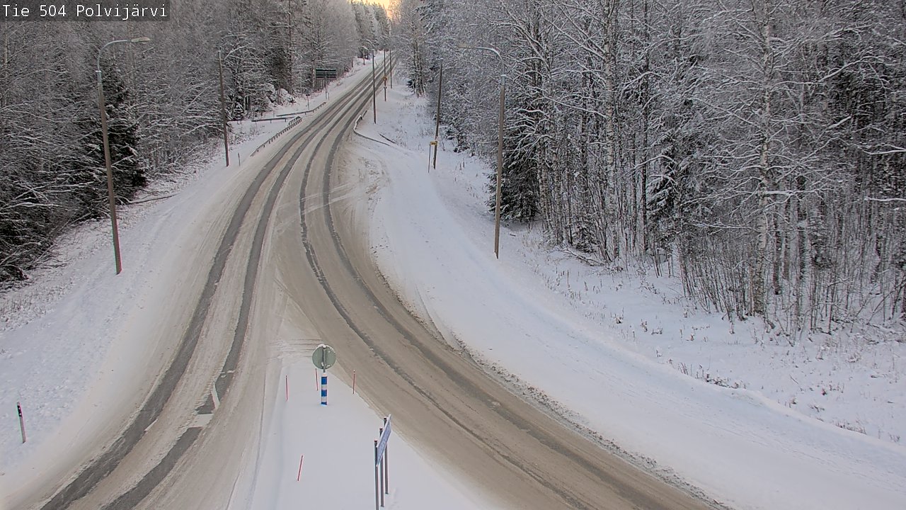 Kelikamerat Kuva Tie 504 Polvijärvi, Polvijärvi, Pohjois-Karjala