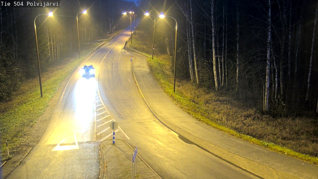 Kelikamerat Kuva Tie 504 Polvijärvi, Polvijärvi, Pohjois-Karjala