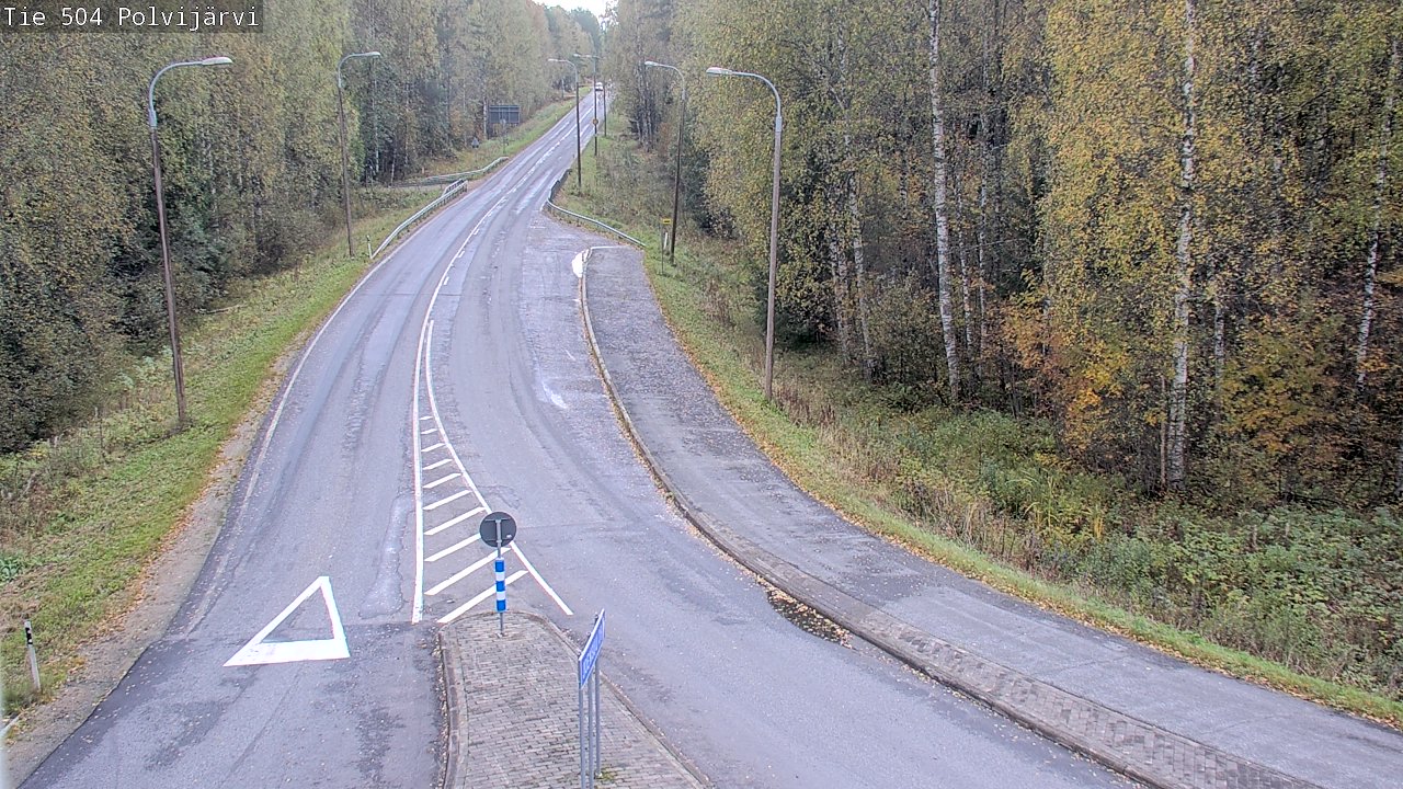 Weather Camera Image Väg 504 Polvijärvi, Polvijärvi, Pohjois-Karjala