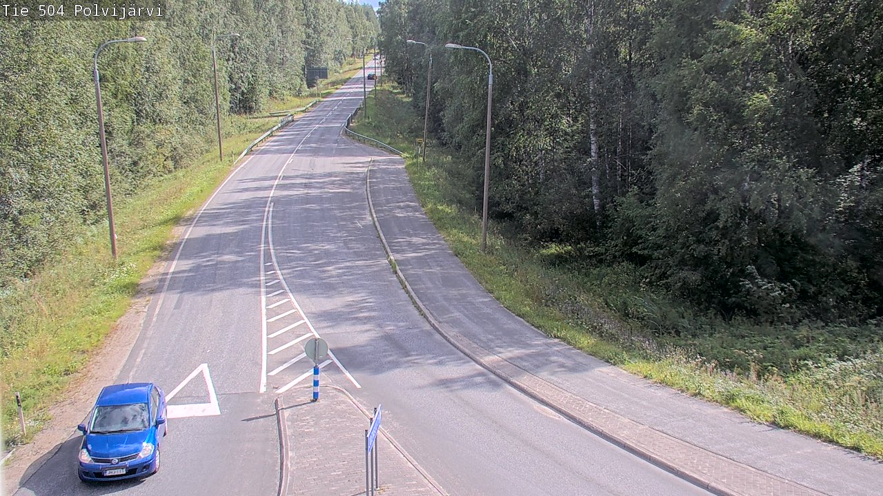 Kelikamerat Kuva Tie 504 Polvijärvi, Polvijärvi, Pohjois-Karjala