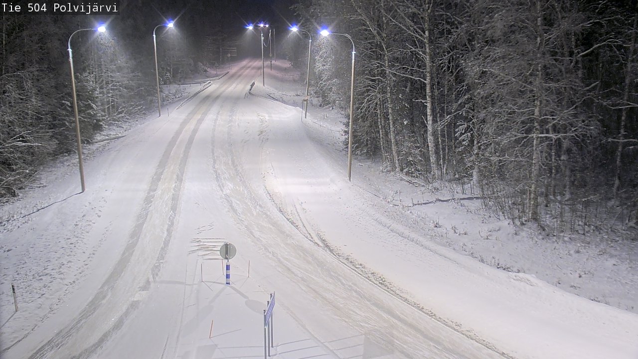 Kelikamerat Kuva Tie 504 Polvijärvi, Polvijärvi, Pohjois-Karjala