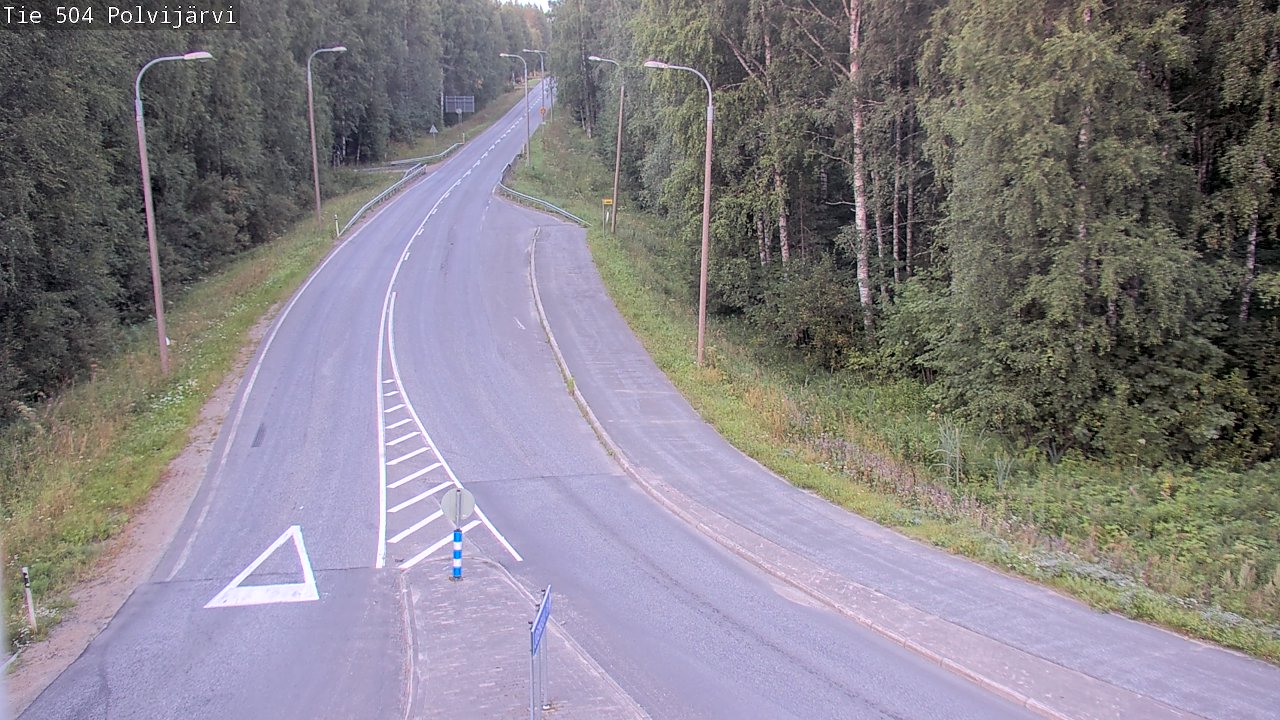 Kelikamerat Kuva Tie 504 Polvijärvi, Polvijärvi, Pohjois-Karjala