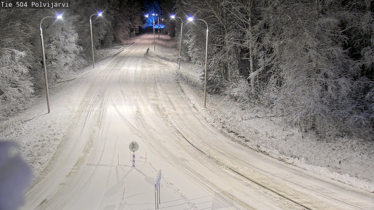 Kelikamerat Kuva Tie 504 Polvijärvi, Polvijärvi, Pohjois-Karjala