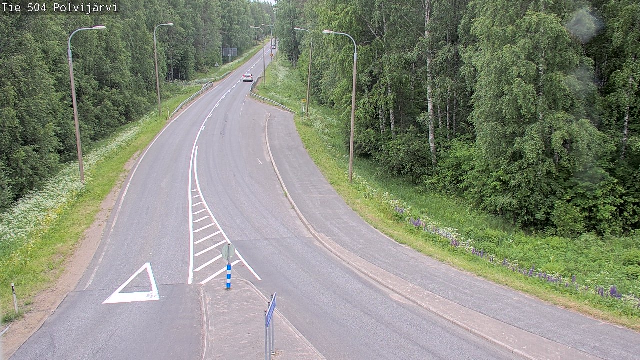 Kelikamerat Kuva Tie 504 Polvijärvi, Polvijärvi, Pohjois-Karjala
