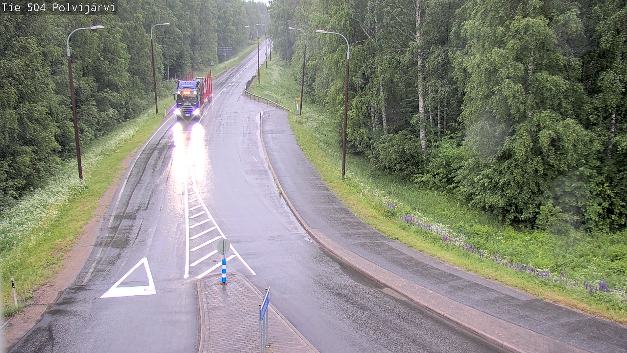 Kelikamerat Kuva Tie 504 Polvijärvi, Polvijärvi, Pohjois-Karjala