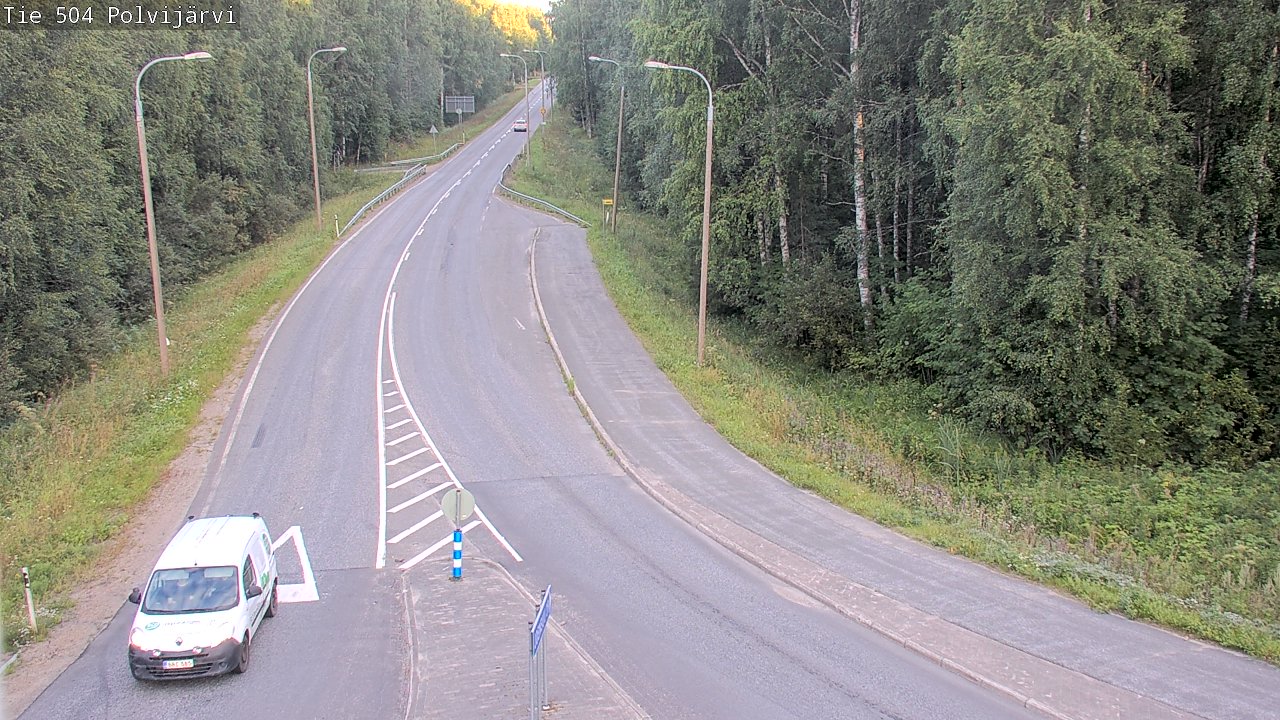 Kelikamerat Kuva Tie 504 Polvijärvi, Polvijärvi, Pohjois-Karjala