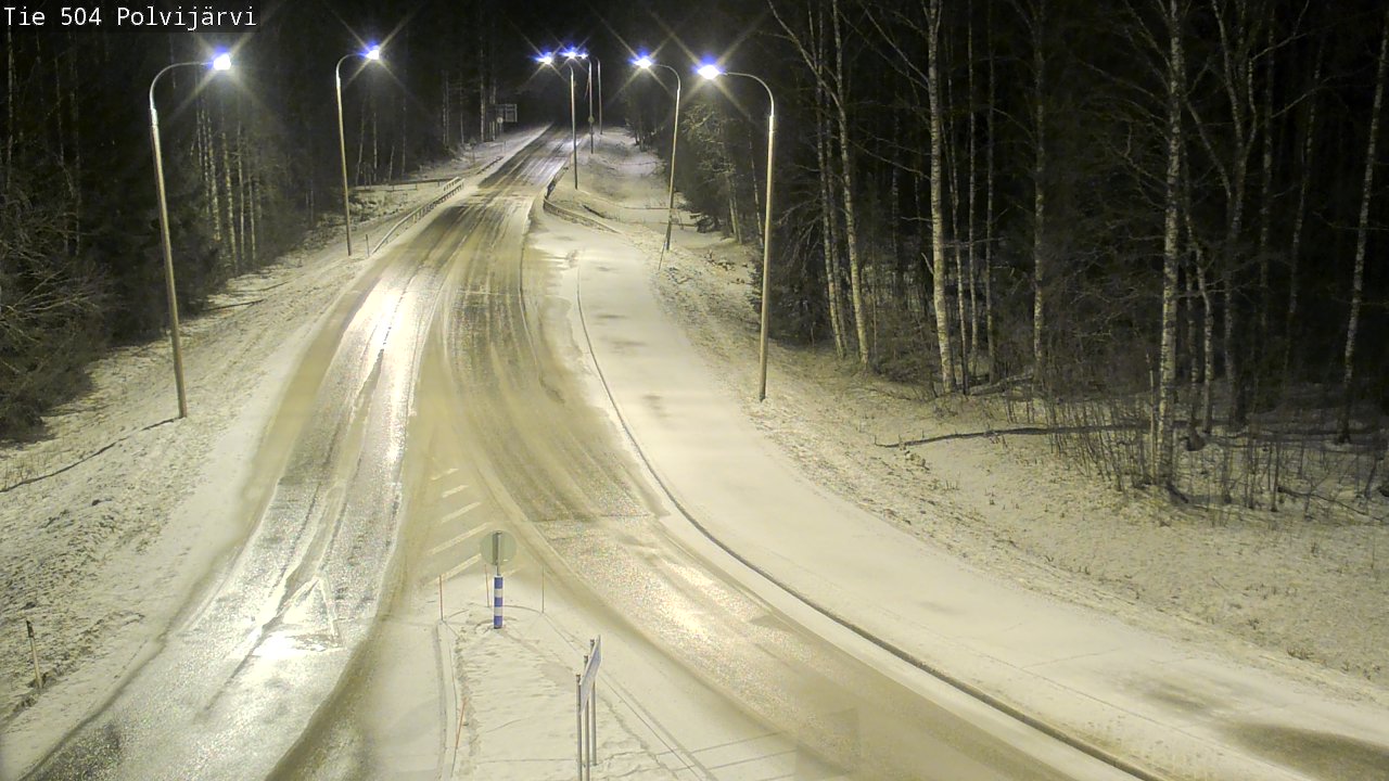 Kelikamerat Kuva Tie 504 Polvijärvi, Polvijärvi, Pohjois-Karjala