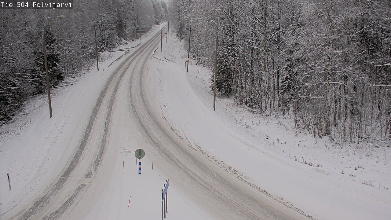 Weather Camera Image Road 504 Polvijärvi, Polvijärvi, Pohjois-Karjala