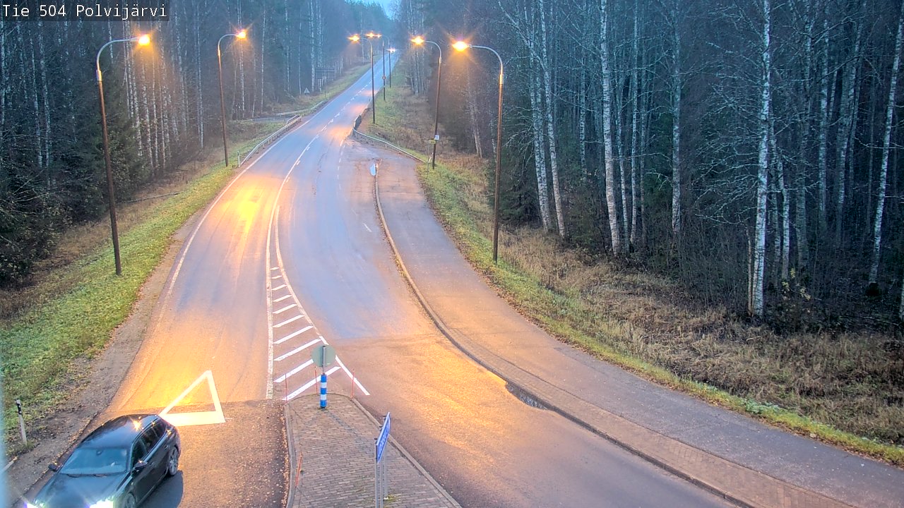Kelikamerat Kuva Tie 504 Polvijärvi, Polvijärvi, Pohjois-Karjala