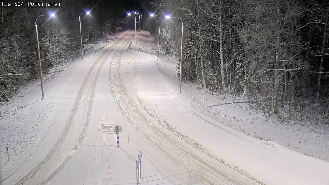 Kelikamerat Kuva Tie 504 Polvijärvi, Polvijärvi, Pohjois-Karjala