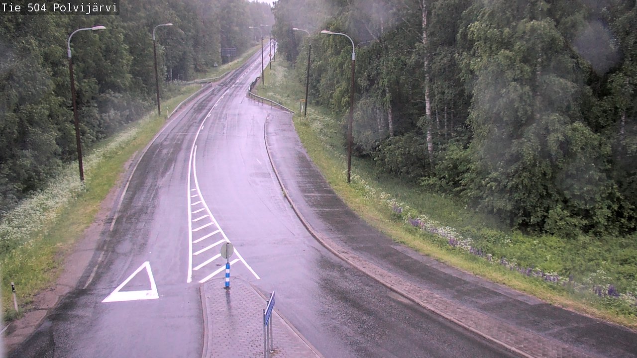 Kelikamerat Kuva Tie 504 Polvijärvi, Polvijärvi, Pohjois-Karjala