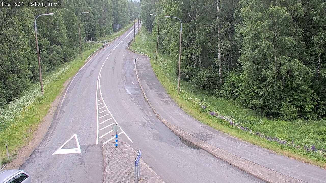 Weather Camera Image Road 504 Polvijärvi, Polvijärvi, Pohjois-Karjala