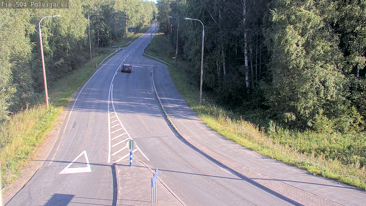 Kelikamerat Kuva Tie 504 Polvijärvi, Polvijärvi, Pohjois-Karjala