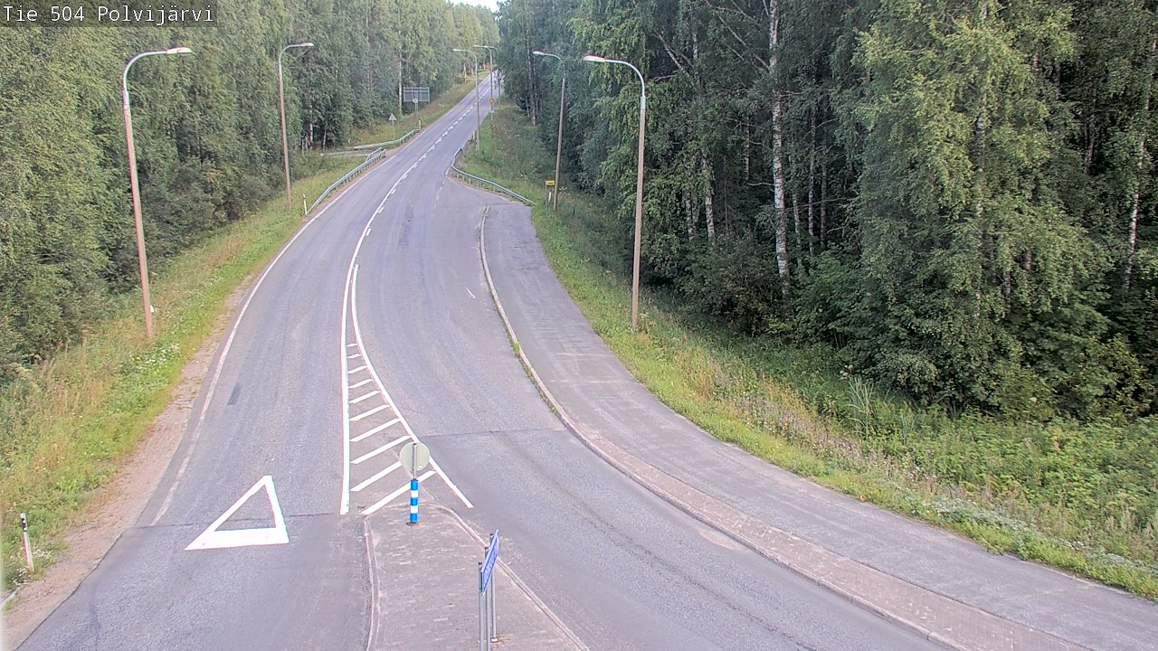 Kelikamerat Kuva Tie 504 Polvijärvi, Polvijärvi, Pohjois-Karjala