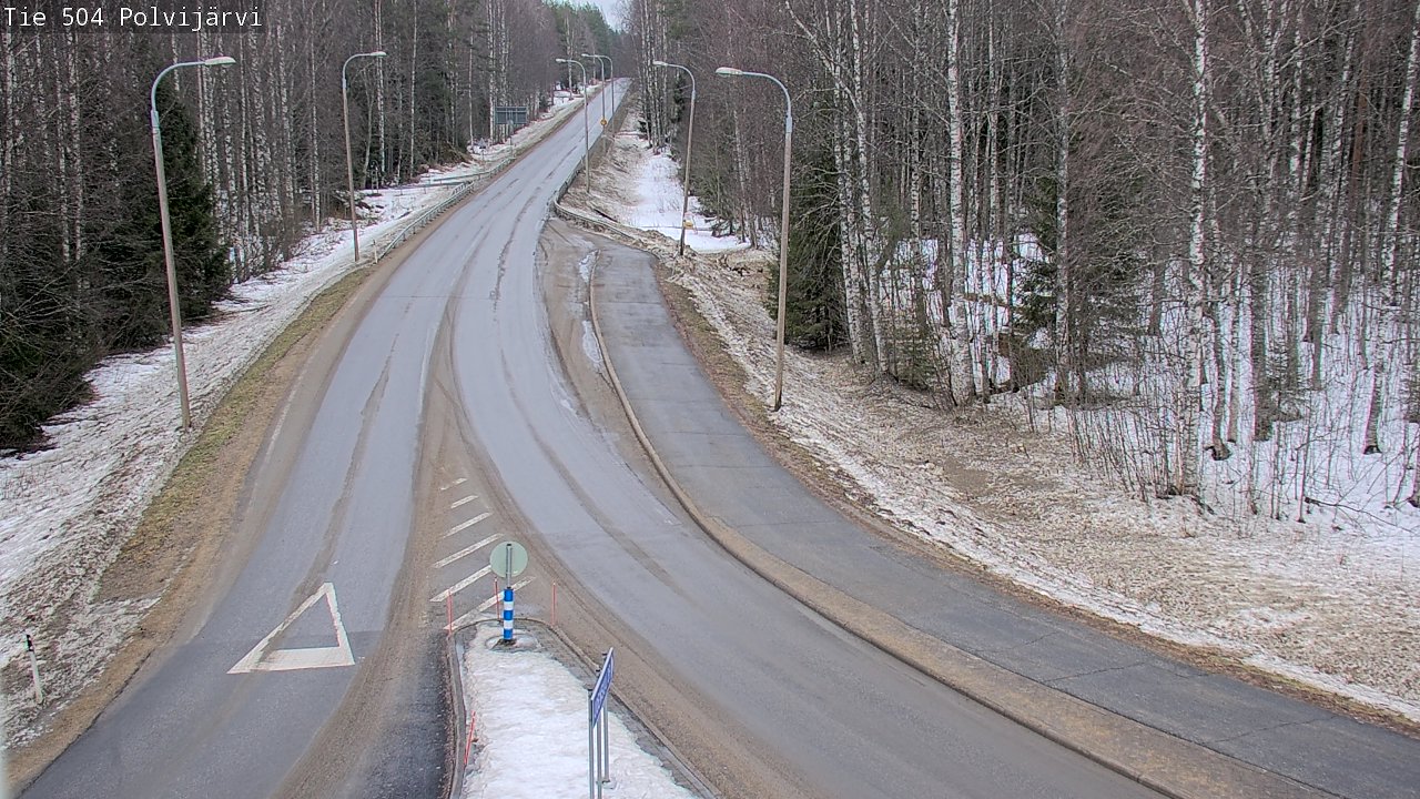 Kelikamerat Kuva Tie 504 Polvijärvi, Polvijärvi, Pohjois-Karjala