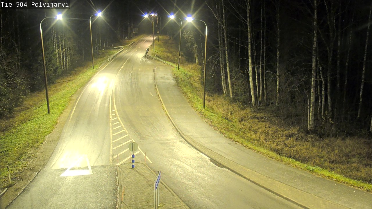 Kelikamerat Kuva Tie 504 Polvijärvi, Polvijärvi, Pohjois-Karjala